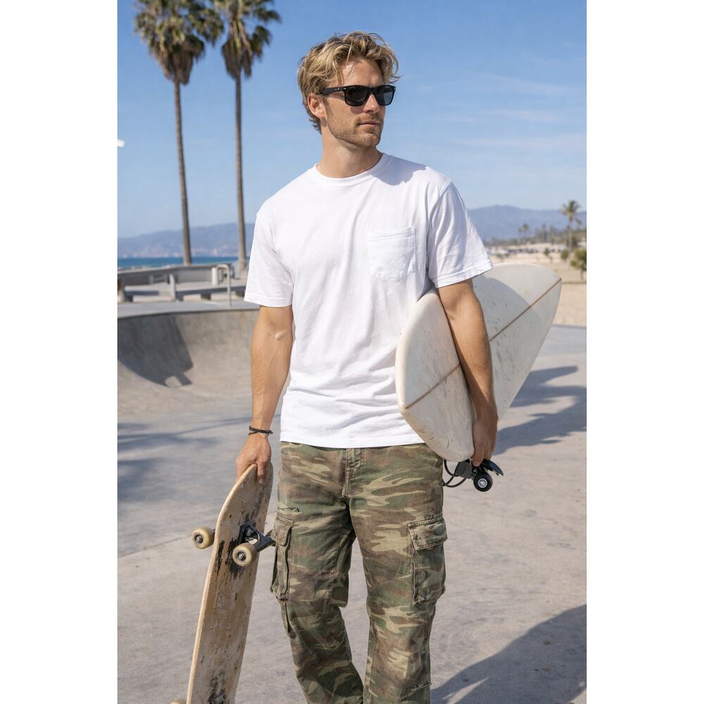 CCs Skater Camo Cargo Pants 30x30 Hurricane Flex Y2K Streetwear